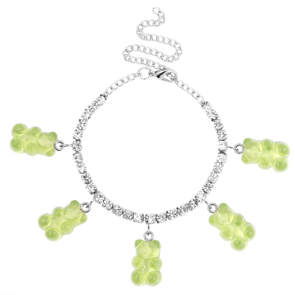 Cute Fashion Cartoon Animal Pendant Anklet