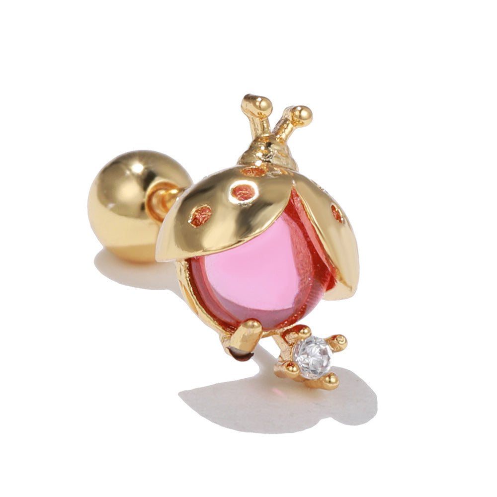 Natural Wind Cute Insect Dragonfly Earrings