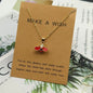Cute Fashion Yellow Bee Necklace Jewelry