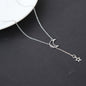 Moon Star Necklace Clavicle Chain Short Necklace