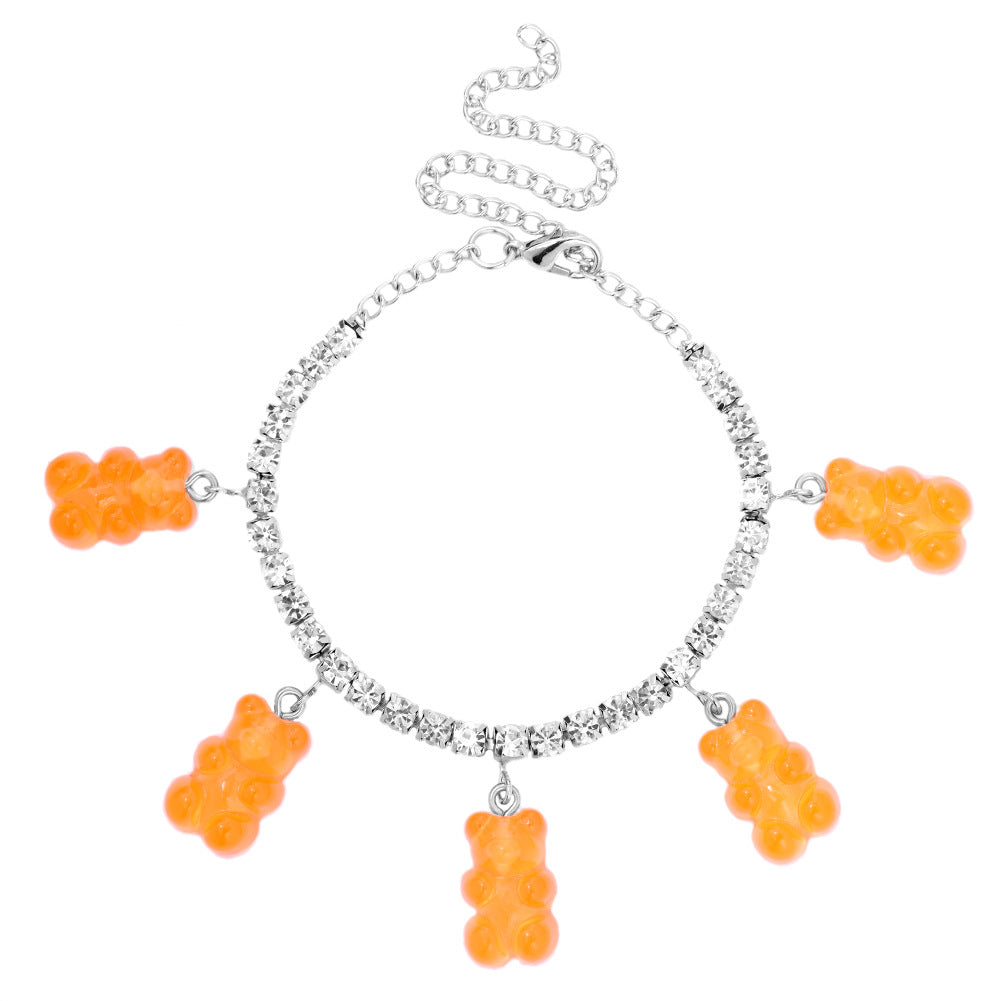 Cute Fashion Cartoon Animal Pendant Anklet